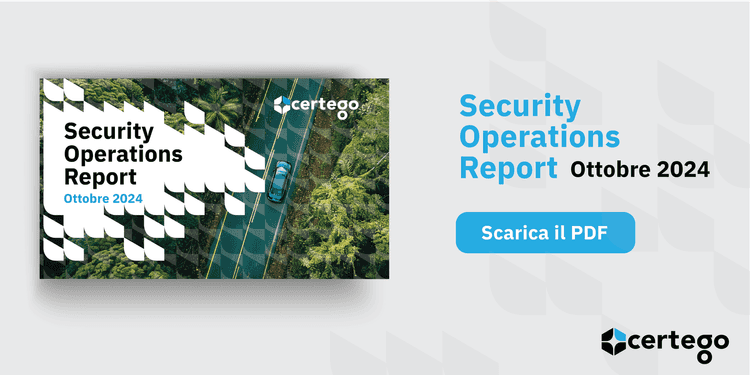 Security Operations Report - Ottobre 2024
